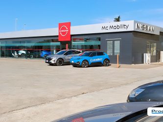 Concessionaria Nissan MC Mobility Lecce Identificazione esterna della concessionaria Nissan MC Mobility di Lecce con insegne installate da Progim Sign.
